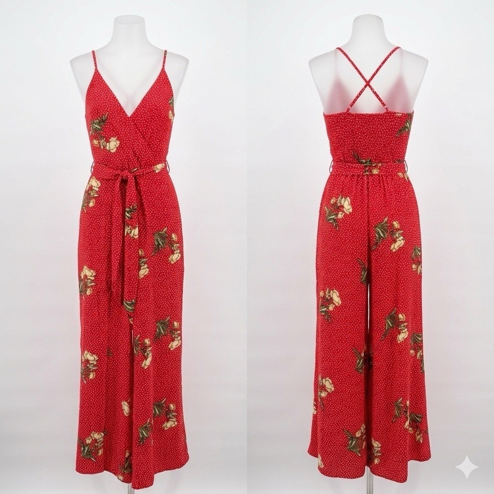 Socialite‎ Jumpsuit Women XS Jumper Floral Garden Fairy Festival Bohemian Vacay